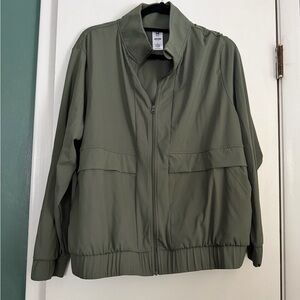 Sage Green Zip-Up Jacket